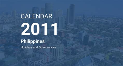 2011 calendar|Year 2011 Calendar – Philippines .